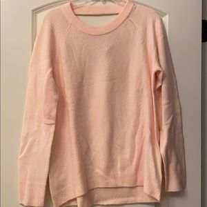 Pink key hole sweater